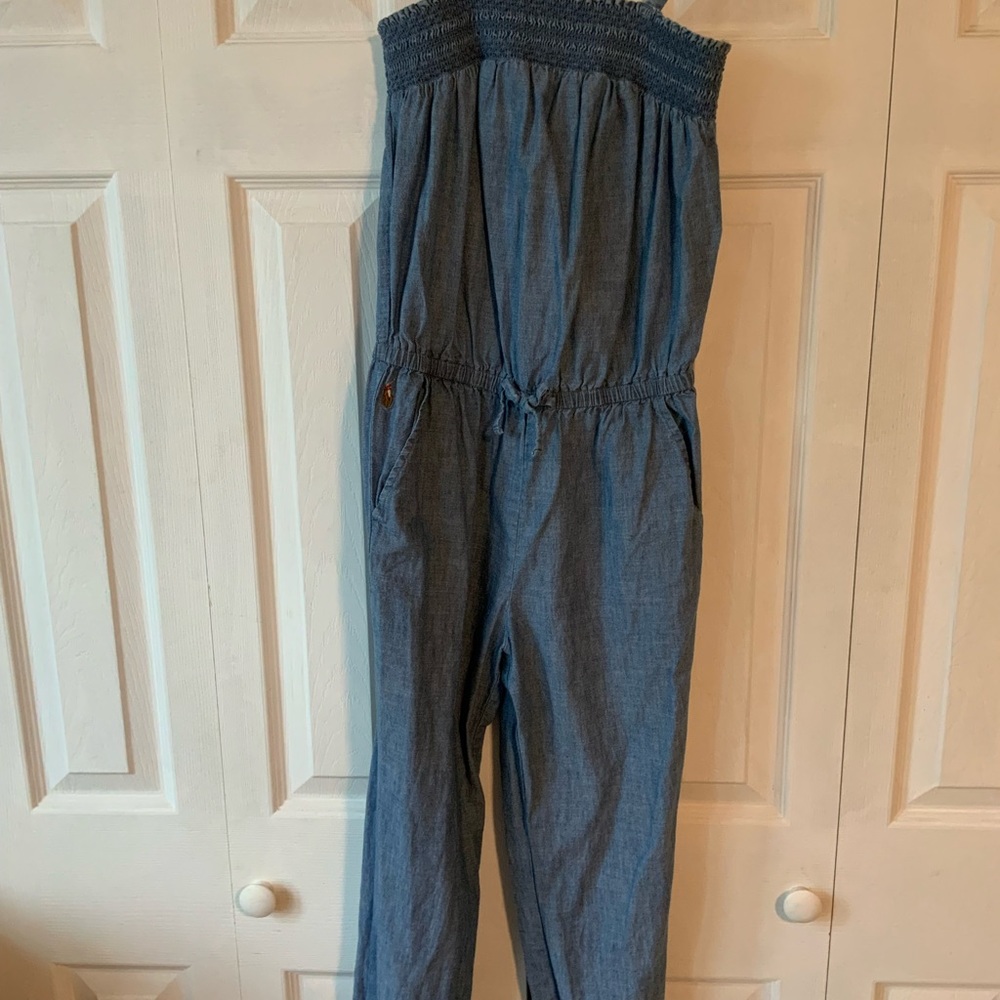 Denim romper